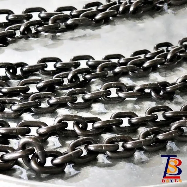 Welded Black Color G80 Alloy Steel Lifting Chain